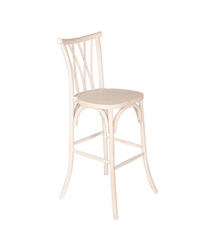 Bali Bar Stool (White Washed)