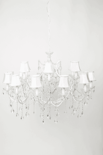 Beverly Hills Chandelier – White