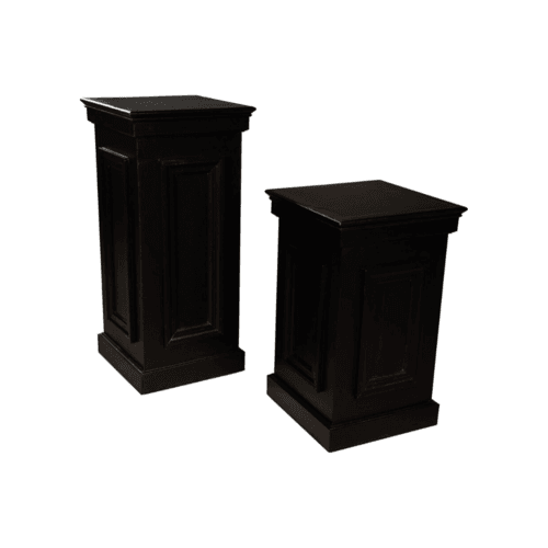 Black Craftsman Pedestal