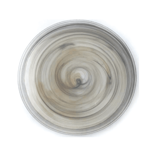 Brown Alabaster Glass Charger