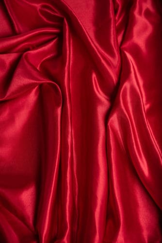 Cherry Red Dupioni