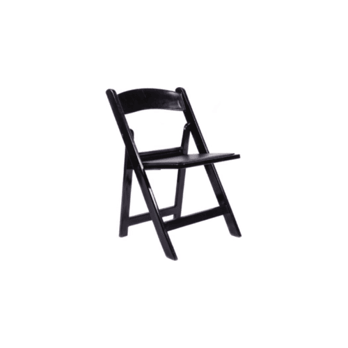 Folding Chair - Black Resin