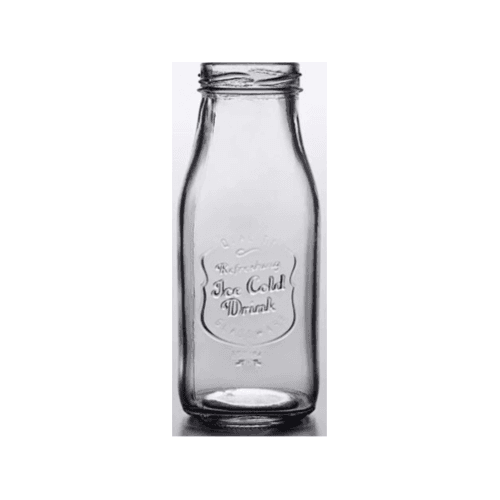 Glass Milk Bottle, 10 oz (Rack of 25)