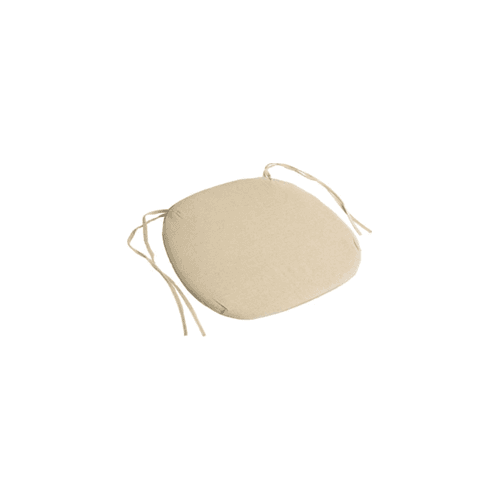 Oatmeal Crossback/Bali Cushion