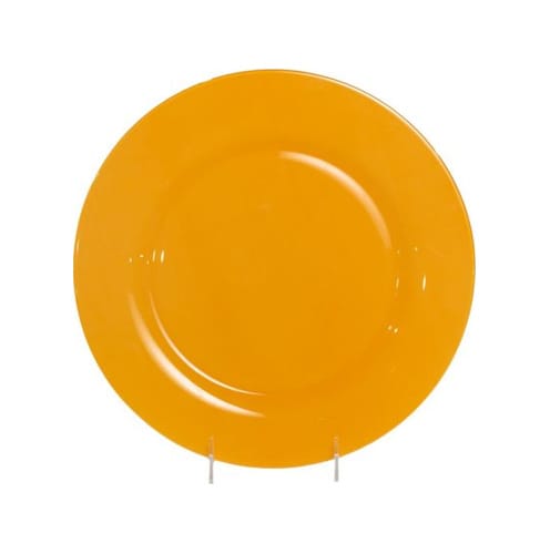 Tangerine Glass Charger, 12"