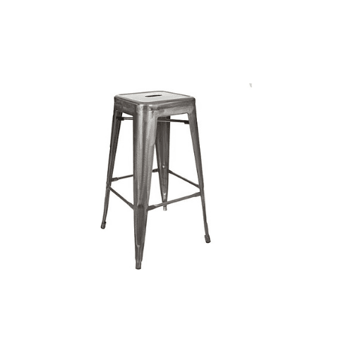 Tolix Gunmetal Bar Stool