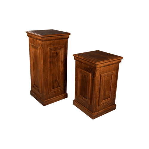 Walnut Craftsman Pedestal