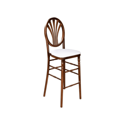 Walnut Horizon Bar Stool