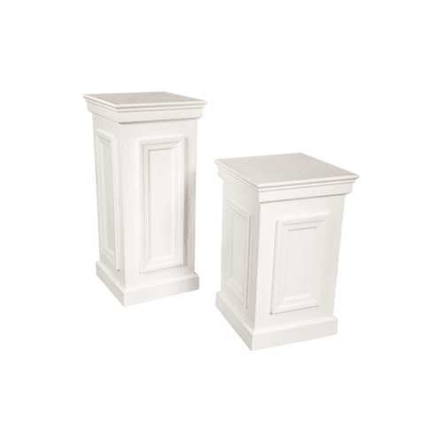 White Craftsman Pedestal