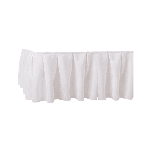 White Stage Skirting