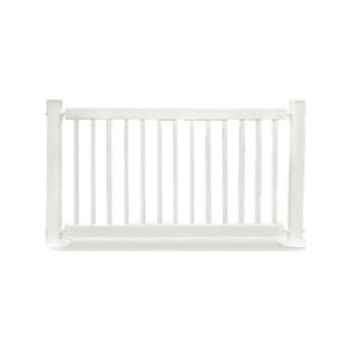 White Vinyl Fencing, 6'