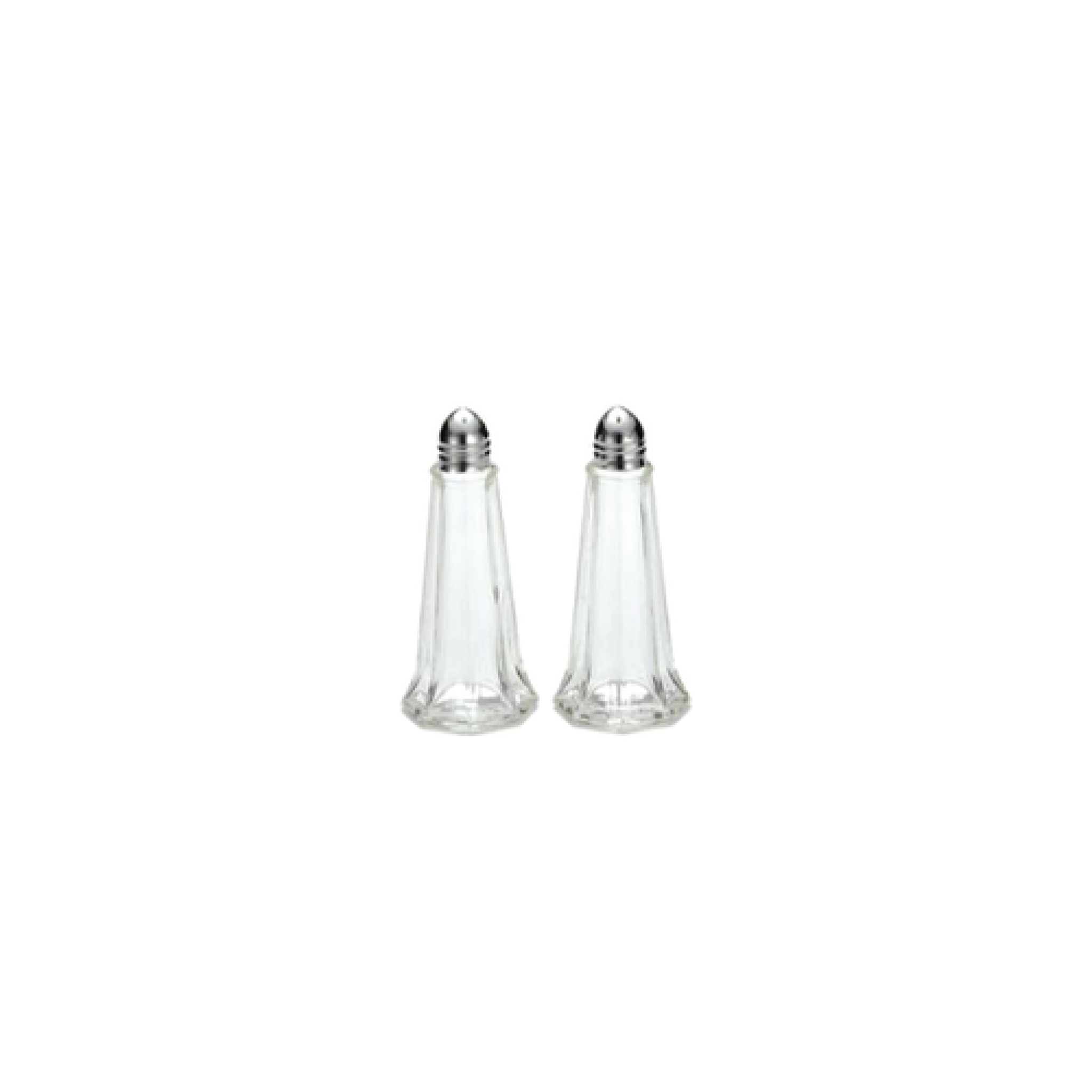 Chrome Top Salt & Pepper Shakers Atlanta Party Rentals