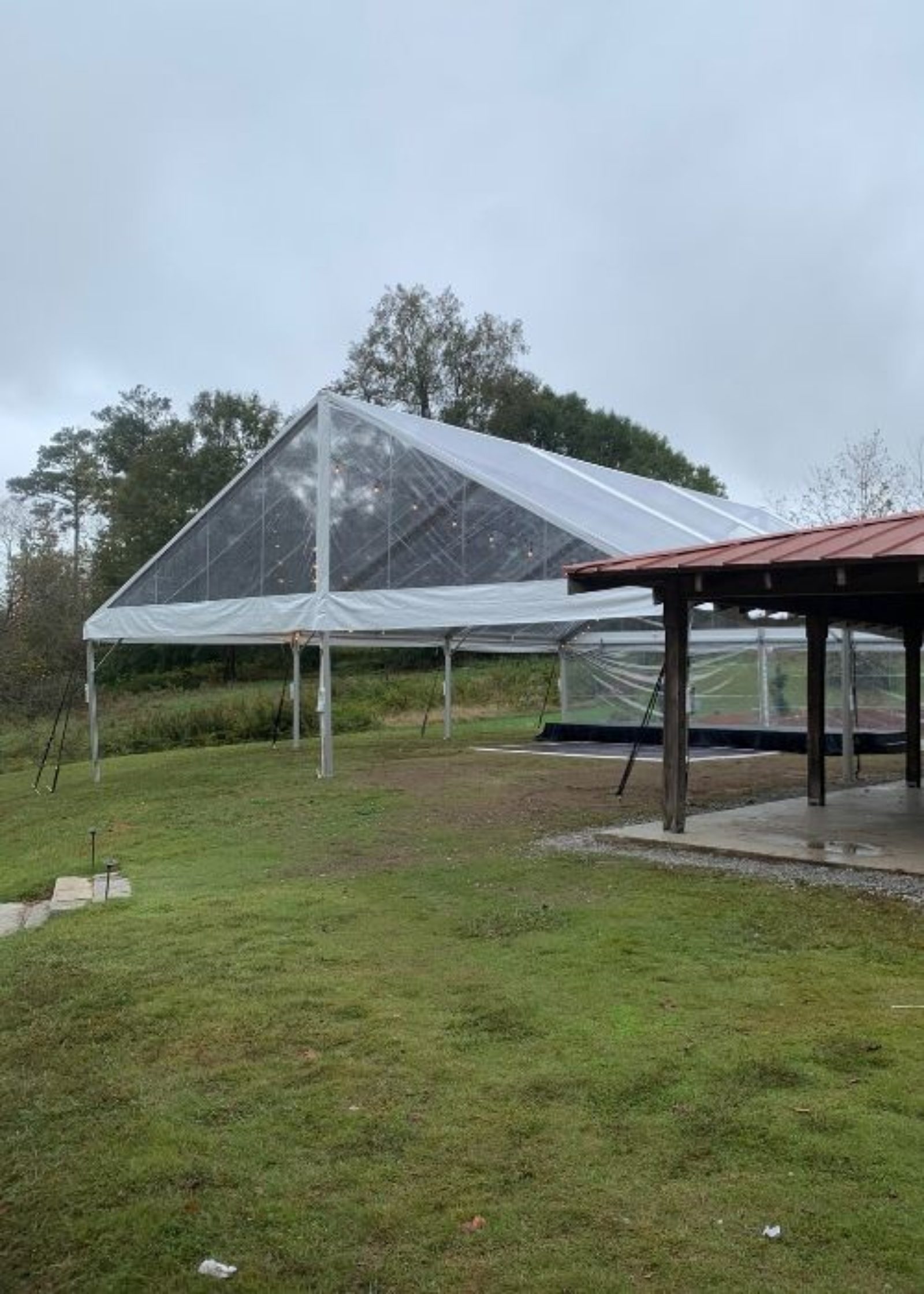Clear Top GableEnd Tent Atlanta Party Rentals