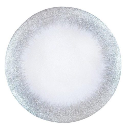 Stardust Silver Glass Charger