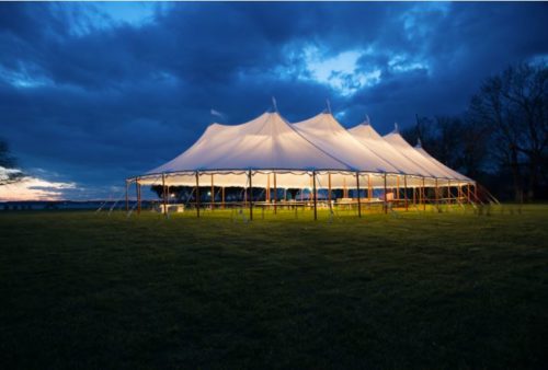 Black Edison String Tent Lighting - Atlanta Party Rentals