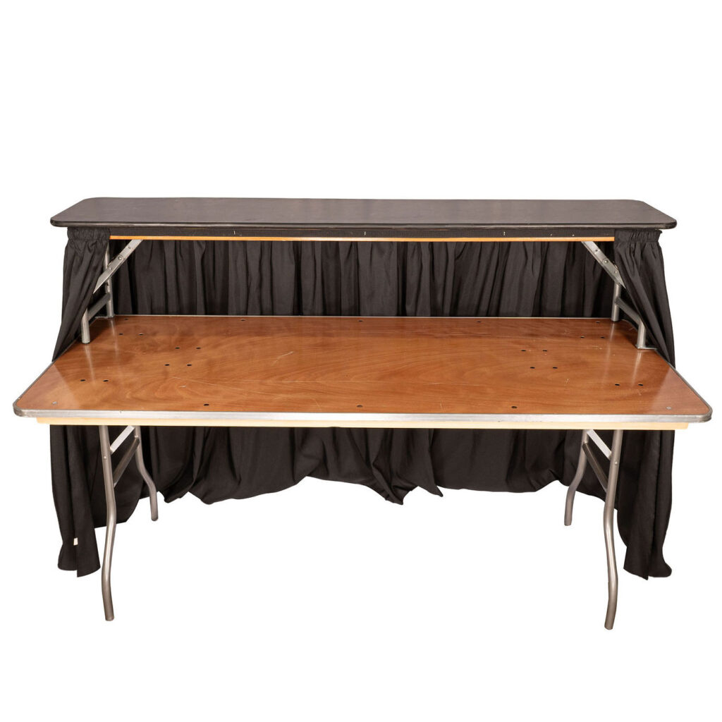 Serpentine Skirted Bar Atlanta Party Rentals