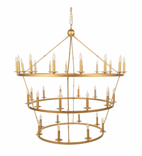 Lady Macbeth Chandelier - Gold or Black